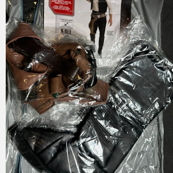 NEW Adult Han Solo Disney Halloween Costume Mens 46 XL Shirt Star Wars Rubies - Picture 2 of 8